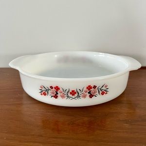 Vintage Fire King Primrose Casserole Dish